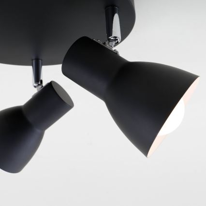 Briloner 2860-035 - Spotleuchte CUP 3xE14/25W/230V schwarz