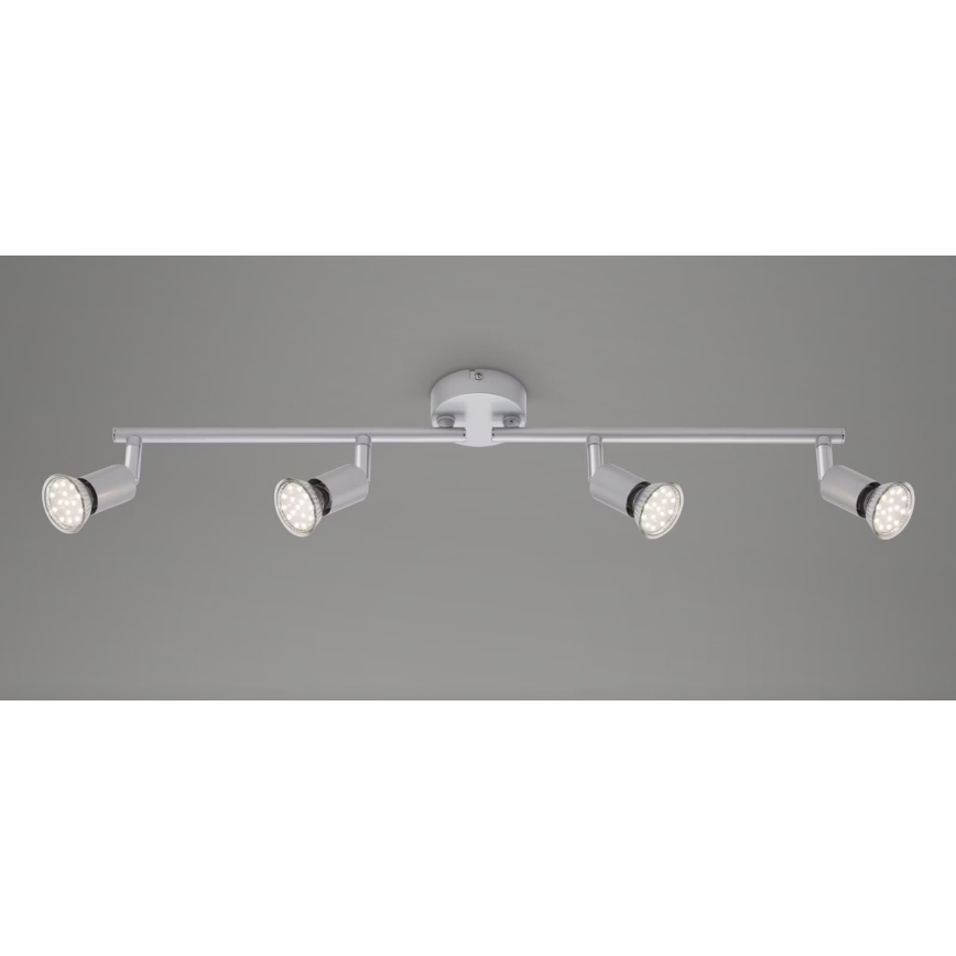 Briloner 2906-044 - Faretto LED PICCO 4xGU10/3W/230V