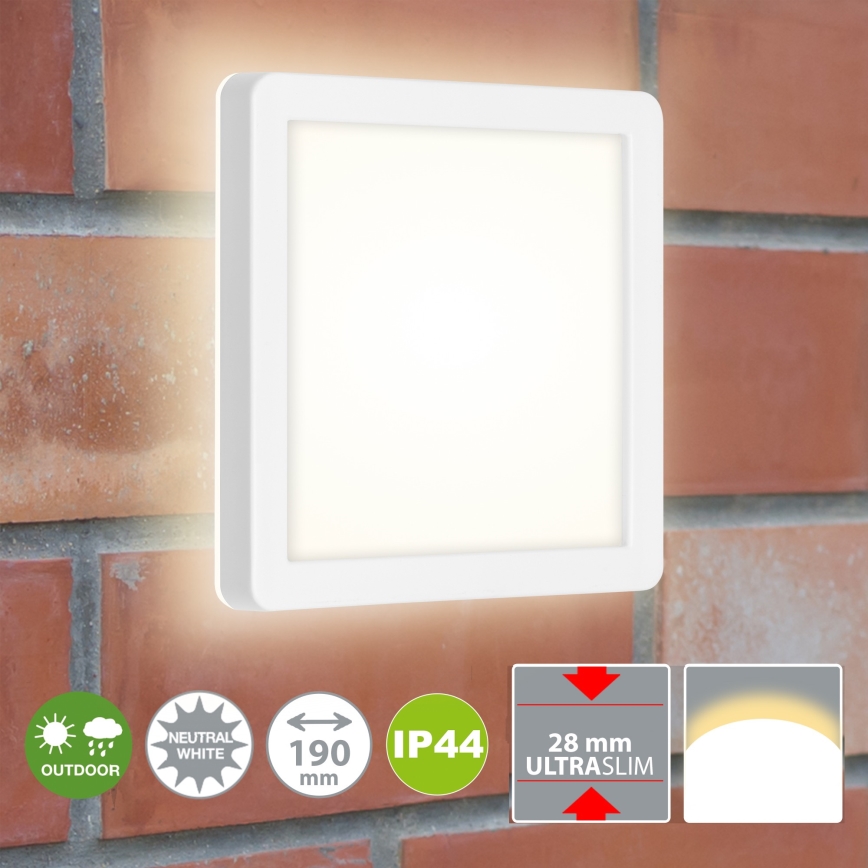 Briloner 3010-016 - Plafoniera LED LED/8W/230V 19x19 cm bianco IP44
