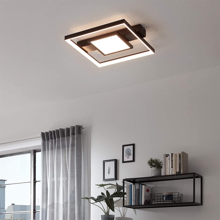 Briloner 3028-015 - Plafonnier à intensité variable LED FRAME LED/38W/230V
