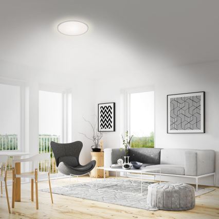 Briloner 3046-014 - Plafoniera LED LED/15W/230V 4000K diametro 28 cm argento