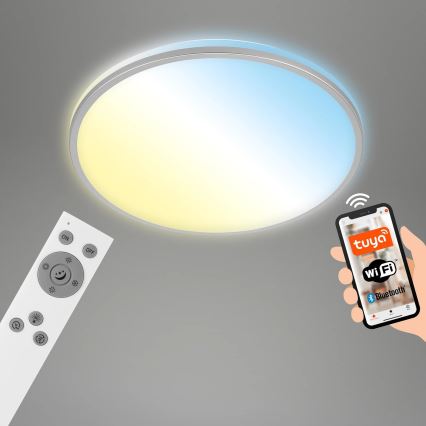 Briloner 3065-014 - LED-dimmbare Deckenleuchte IVY LED/42W/230V Wi-Fi Tuya Ø 49 cm + Fernbedienung