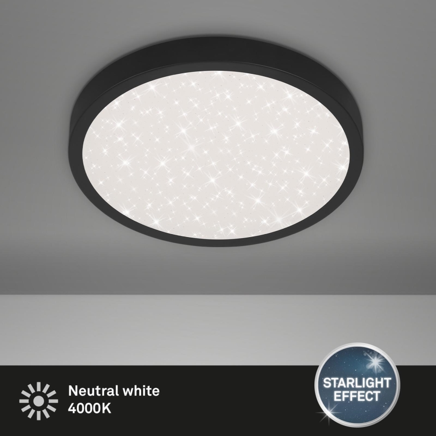 Briloner 3071-015 - LED-Deckenleuchte RUNA LED/24W/230V schwarz