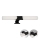 Briloner 3113-115 - Illuminazione a LED per specchi da bagno LED/12W/230V IP44 47 cm nero