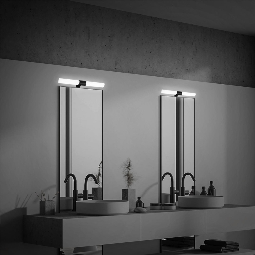 Briloner 3113-115 - Illuminazione a LED per specchi da bagno LED/12W/230V IP44 47 cm nero