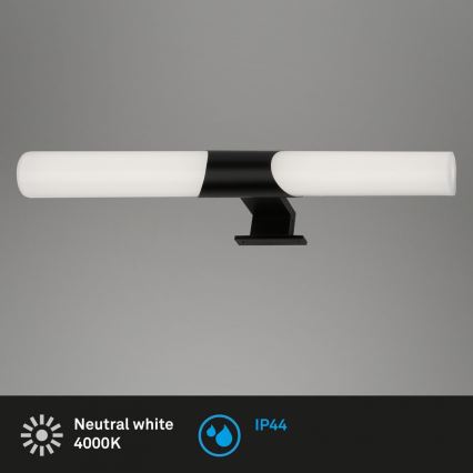 Briloner 3113-115 - Illuminazione a LED per specchi da bagno LED/12W/230V IP44 47 cm nero