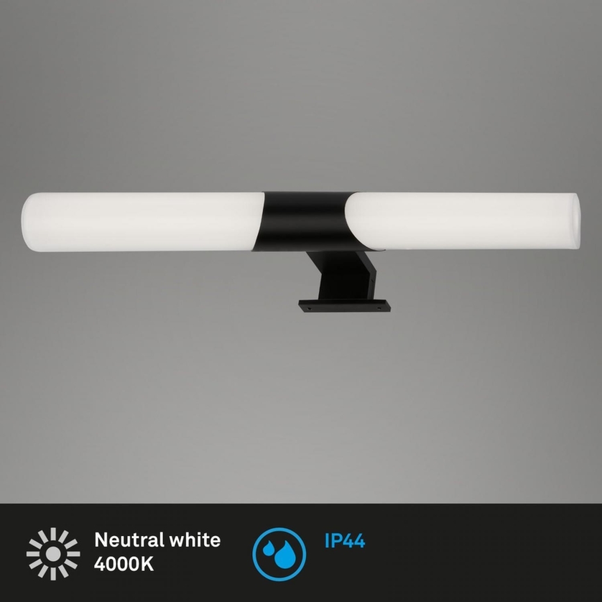 Briloner 3113-115 - Illuminazione a LED per specchi da bagno LED/12W/230V IP44 47 cm nero