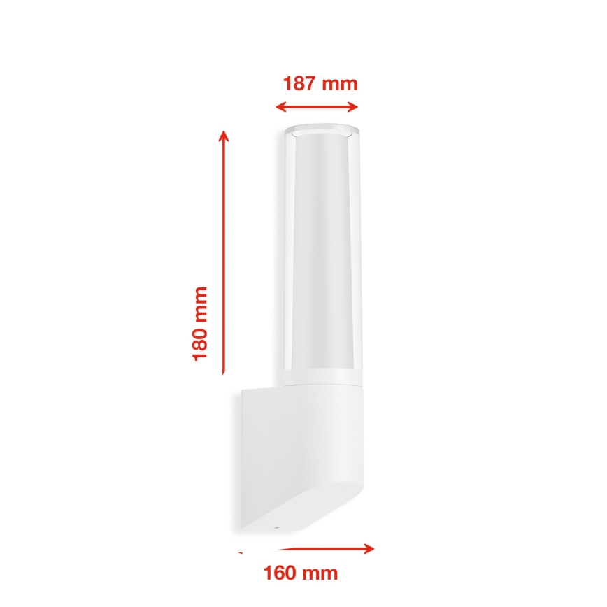 Briloner 311306TF - Applique a LED da esterno LED/8W/230V 4000K IP44 bianco