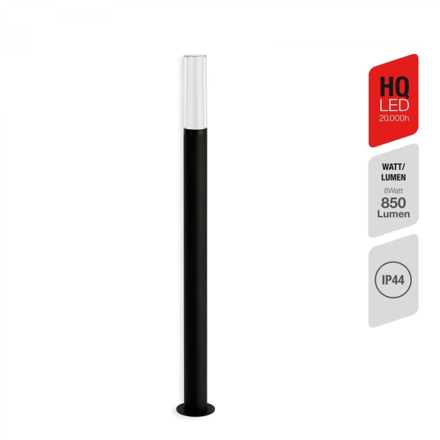 Briloner 311505TF - Lampe extérieure LED/8W/230V IP44 4000K 97 cm noir