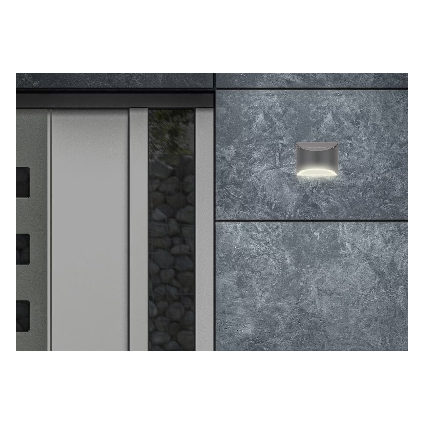 Briloner 3133015 - Applique murale solaire LED/2W/3,7V IP44 3000K