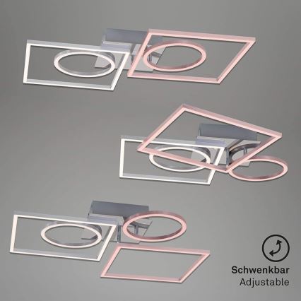 Briloner 3135-018 - Plafonnier à intensité variable FRAME LED/43,8W/230V 3000K