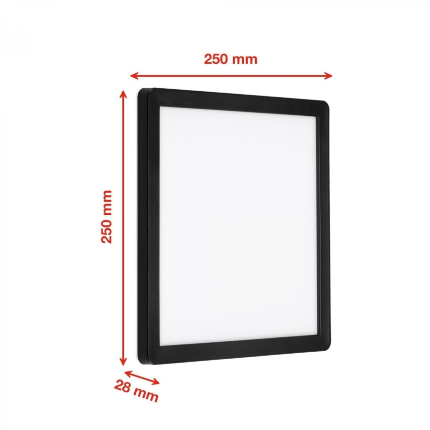 Briloner 313505TF - LED-Wandleuchte für den Außenbereich LED/15W/230V IP44 4000K schwarz