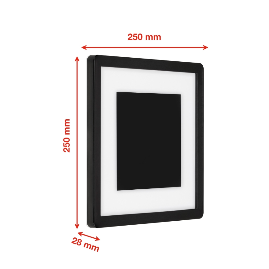 Briloner 315905TF - LED-Wandleuchte für den Außenbereich LED/15W/230V IP44 4000K schwarz