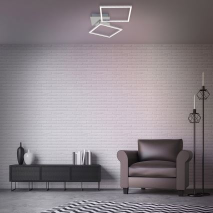 Briloner 3182-018 - Plafonnier à intensité variable FRAME 2xLED/15,5W/230V