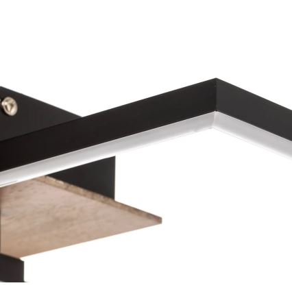 Briloner 3210-014 - Plafoniera LED dimmerabile FRAME 2xLED/11W/230V marrone