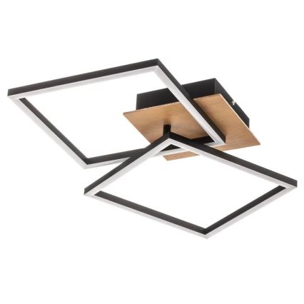 Briloner 3210-014 - Plafoniera LED dimmerabile FRAME 2xLED/11W/230V marrone