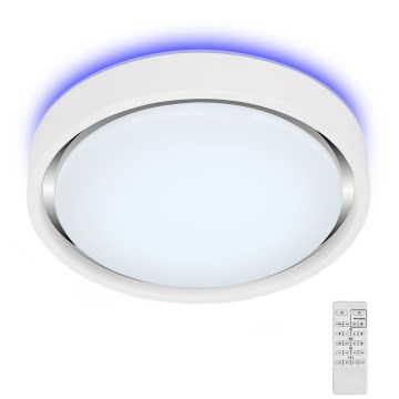 Briloner 3227-016 - LED RGB Lampada dimmerabile con sensore TALENA LED/24W/230V bianco + telecomando