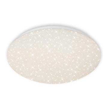 Briloner 3373-016 - Plafoniera LED dimmerabile STARRY/15W/230V 3000–6500K Ø 28 cm bianca + telecomando
