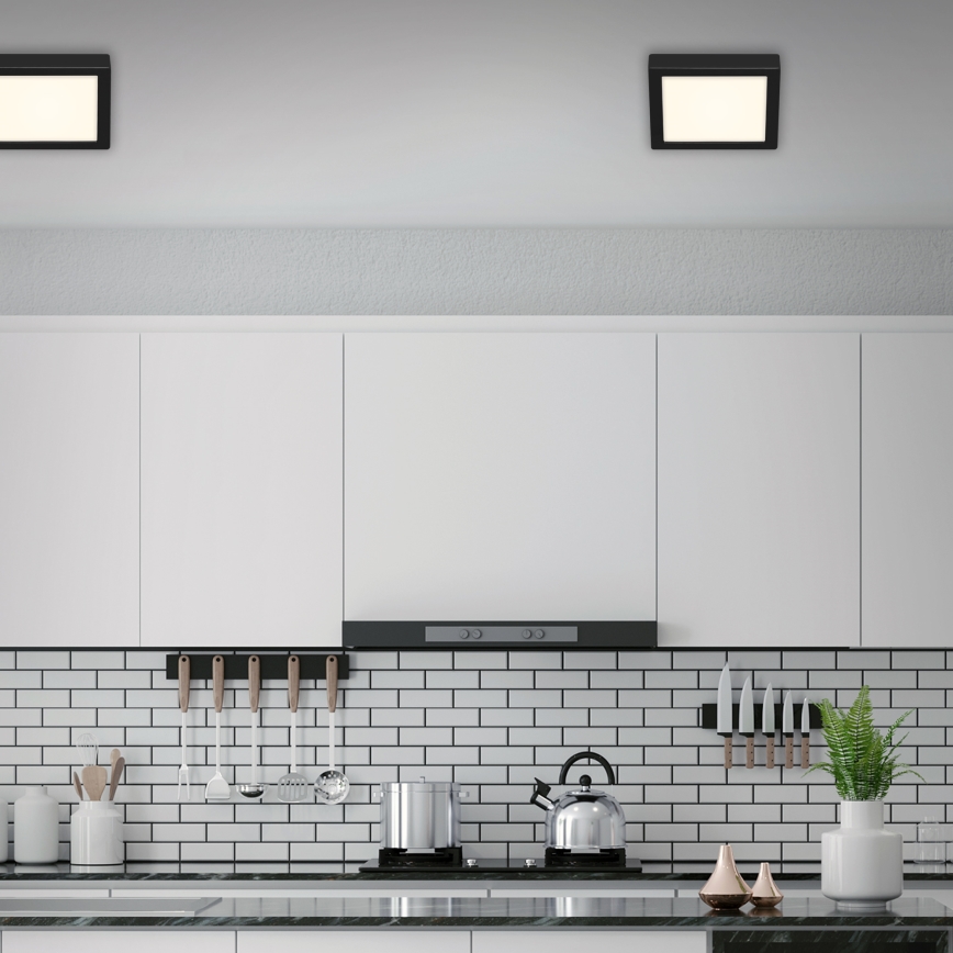 Briloner 3464-415 - Plafoniera LED FIRE LED/12W/230V 17x17 cm