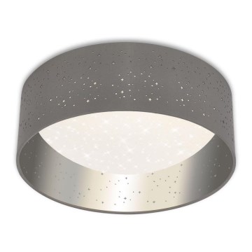 Briloner 3482014 - Plafoniera LED MAILA STARRY LED/12W/230V grigio/argento