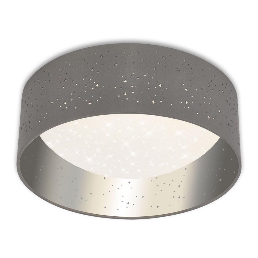 Briloner 3482014 - Plafoniera LED MAILA STARRY LED/12W/230V grigio/argento
