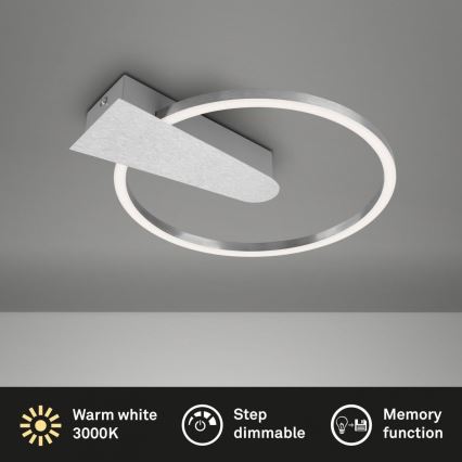 Briloner 3542-018 - Plafonnier à intensité variable NICO LED/12W/230V chrome mat