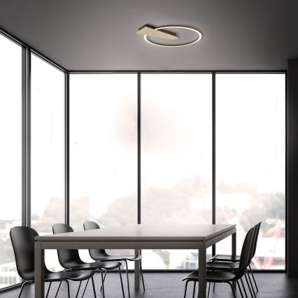 Briloner 3542017 - Plafonnier à intensité variable NICO LED/12W/230V doré
