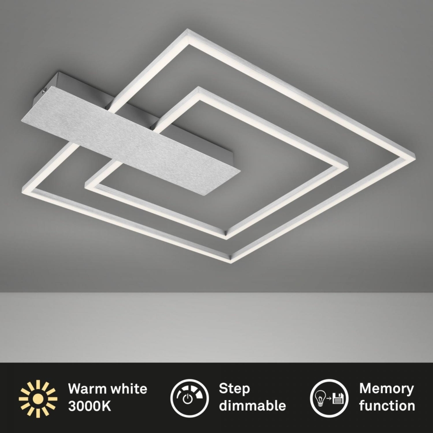 Briloner 3545-018 - Plafoniera LED dimmerabile NICO LED/25W/230V cromo opaco