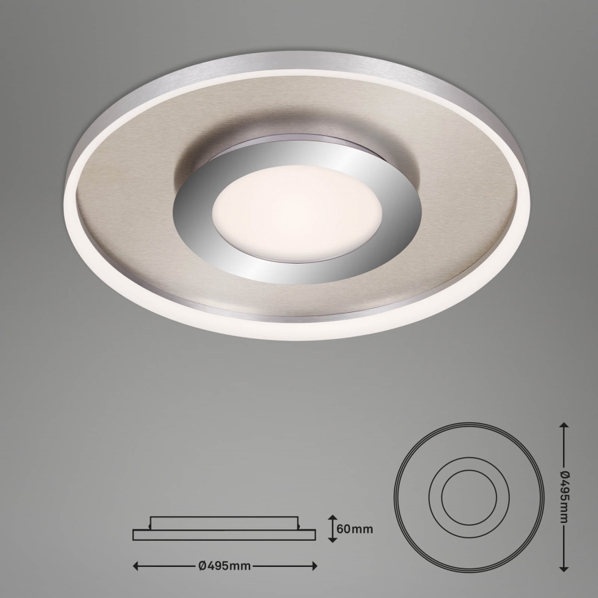 Briloner 3640-012 - Lampada da soffitto dimmerabile a LED LED/25W/230V 2700-6500K con telecomando