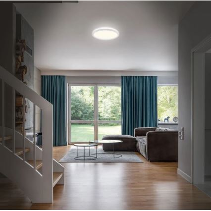 Briloner 3642-416 - Plafoniera LED da bagno SLIM LED/19W/230V IP44 bianco