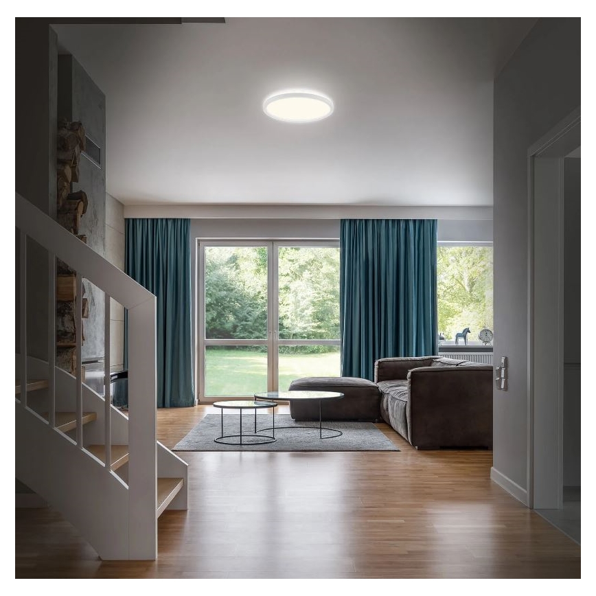 Briloner 3642-416 - Plafoniera LED da bagno SLIM LED/19W/230V IP44 bianco