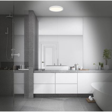 Briloner 3642-416 - Plafoniera LED da bagno SLIM LED/19W/230V IP44 bianco