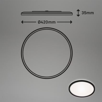 Briloner 3643-415 - Plafoniera LED da bagno LED/22W/230V IP44 4000K