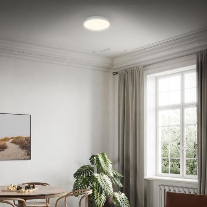 Briloner 3700-014 - Plafoniera LED RUNA LED/16W/230V 3000K diametro 28 cm argento