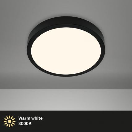 Briloner 3700-015 - Plafonnier RUNA LED/16W/230V 3000K d. 28 cm noir