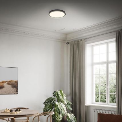 Briloner 3703-015 - Plafonnier RUNA LED/24W/230V 3000K d. 38 cm noir