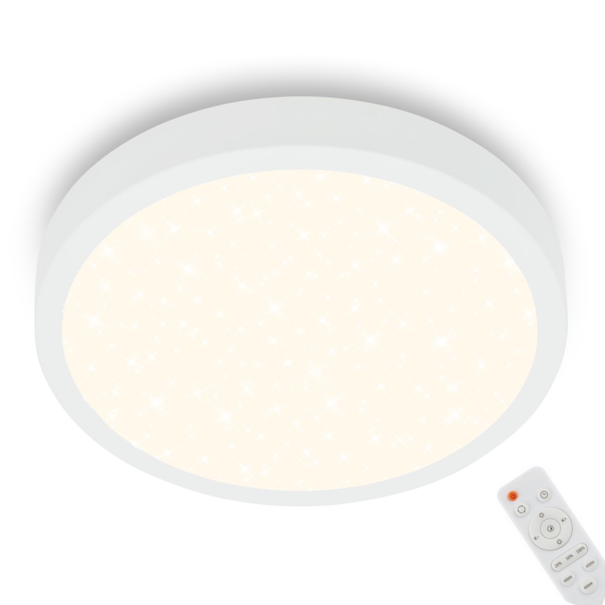 Briloner 3704-016 - Plafonnier à intensité variable RUNA LED/22W/230V 2700-6500K blanc + télécommande