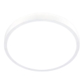 Briloner 3709-016 - Plafoniera dimmerabile RGBW LED/22W/230V 4000K diametro 38 cm bianco + telecomando