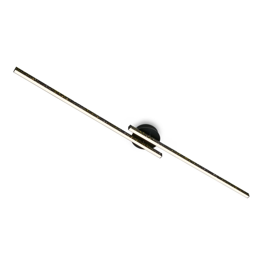Briloner 3717-025 - Lampadario a plafone LED REY 2xLED/12W/230V nero
