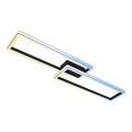 Briloner 3761015 - Dimmbare LED-Deckenleuchte LED/45W/230V 2700-6500K schwarz + Fernbedienung