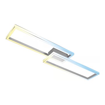 Briloner 3761019 - LED-dimmbare Deckenleuchte LED/45W/230V 2700-6500K mattchrom + Fernbedienung
