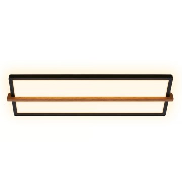 Briloner 3846015 - Plafonnier LED REMSA LED/22W/230V 3000K 60,5x20 cm noir