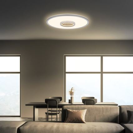 Briloner 3847014 - LED-Deckenleuchte TORO LED/18W/230V Ø 42 cm mattchrom