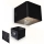Briloner 3879015 - Applique murale LED rechargeable avec capteur de mouvement et capteur crépusculaire BORRA LED/1,5W/5V 3600 mAh noir