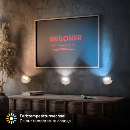 Briloner 3896011 - Lampada da parete ricaricabile dimmerabile a LED TARI LED/1,6W/5V 1500 mAh beige