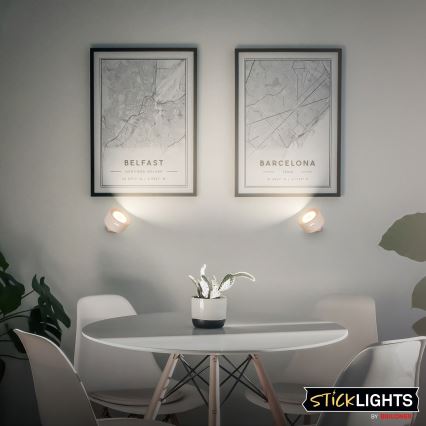 Briloner 3896011 - Applique murale LED rechargeable à intensité réglable TARI LED/1,6W/5V 1500 mAh beige