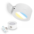 Briloner 3896016 - LED-dimmbare, wiederaufladbare Wandleuchte TARI LED/1,6W/5V 1500 mAh weiß