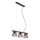 Briloner 4077-035 - Suspension filaire WOOD & STYLE 3xE14/25W/230V hévéa