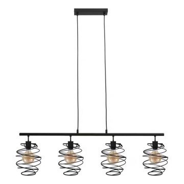 Briloner 4871-045 - Pendelleuchte mit Kabelaufhängung, 4xE27/60W/230V