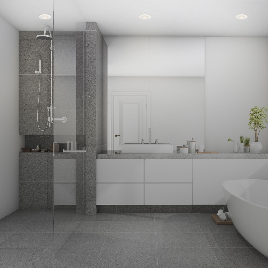 Briloner 7039036 - ENSEMBLE 3xLED Plafonnier encastré pour salle de bains 3xLED/5W/230V IP44 blanc